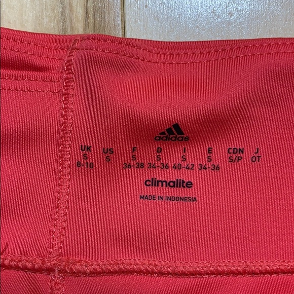 Coral Adidas Leggings - Picture 3 of 3